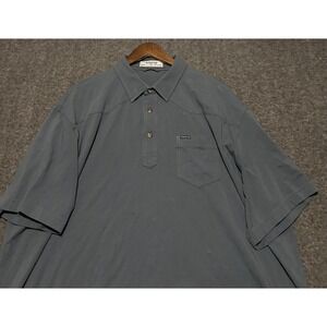 Poncho polo shirt mens size 2XL short sleeve casual regular fit read